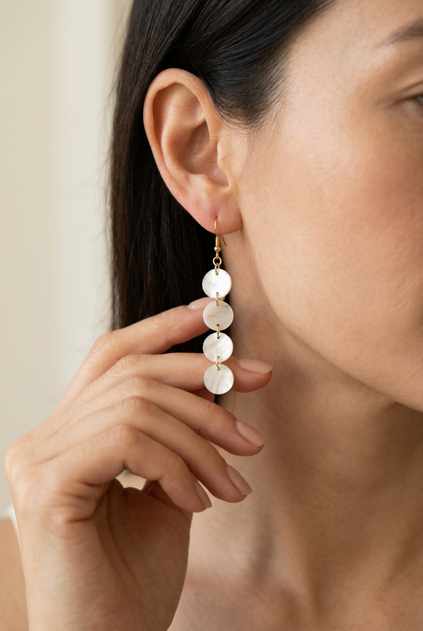 Coastal Shell Drop Earrings