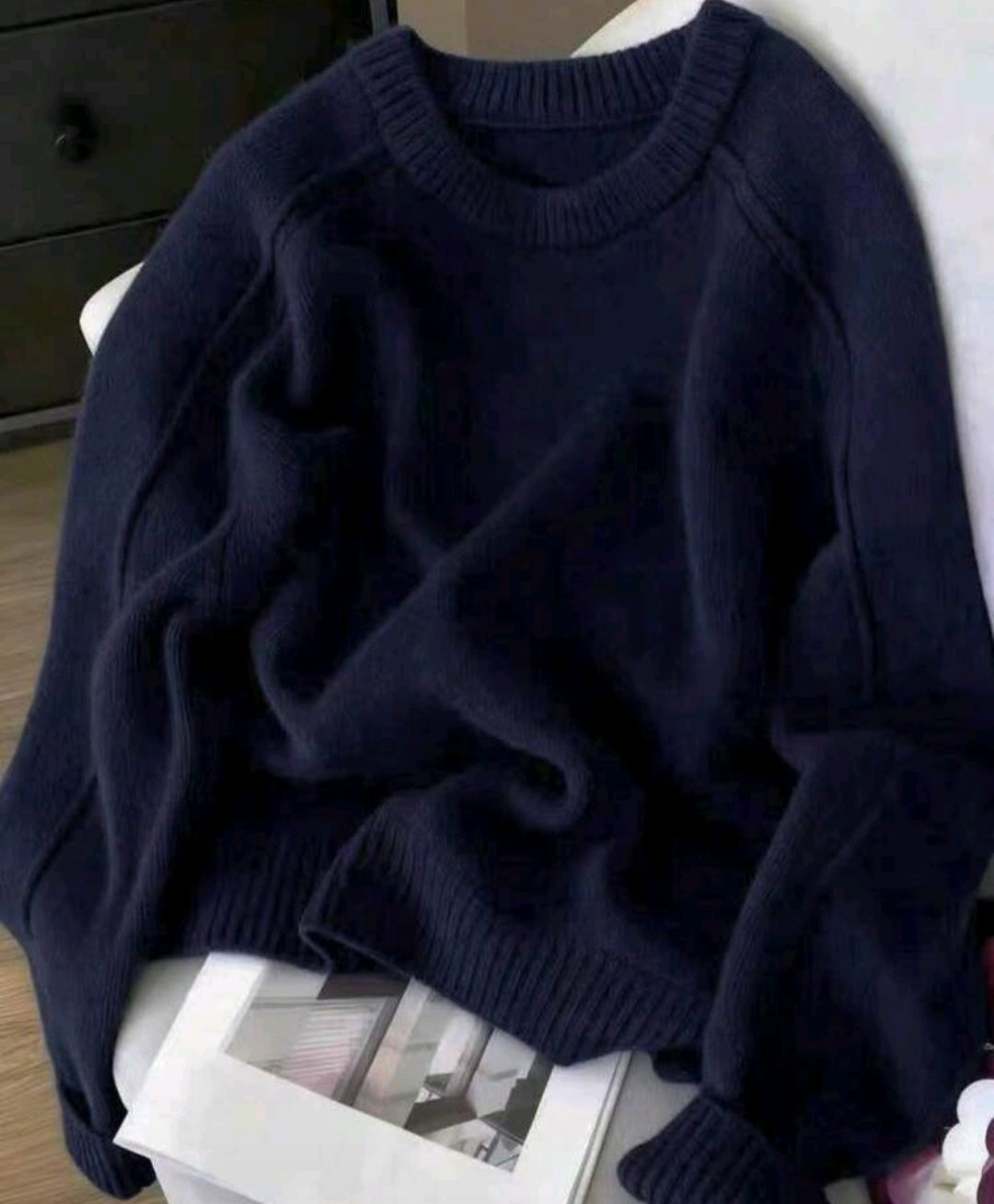 Navy cozy sweater