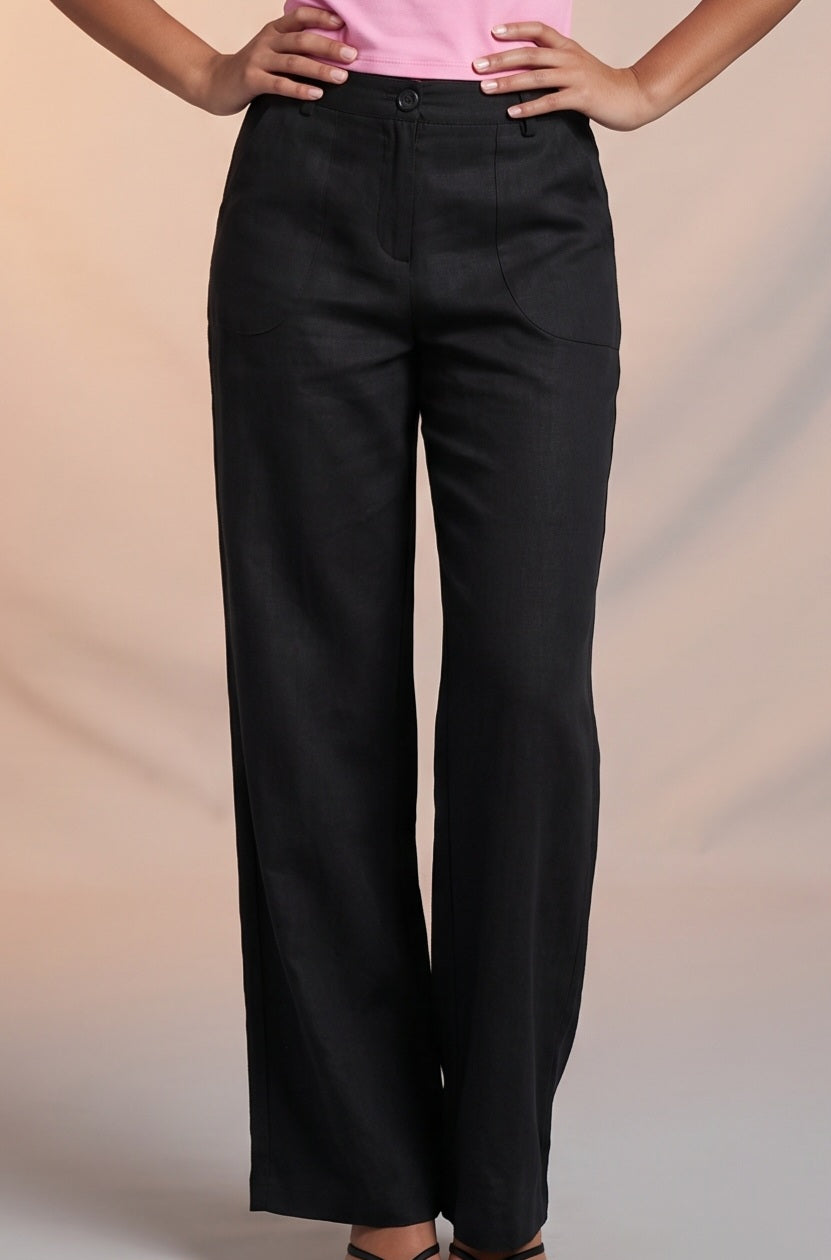 Black full length pants