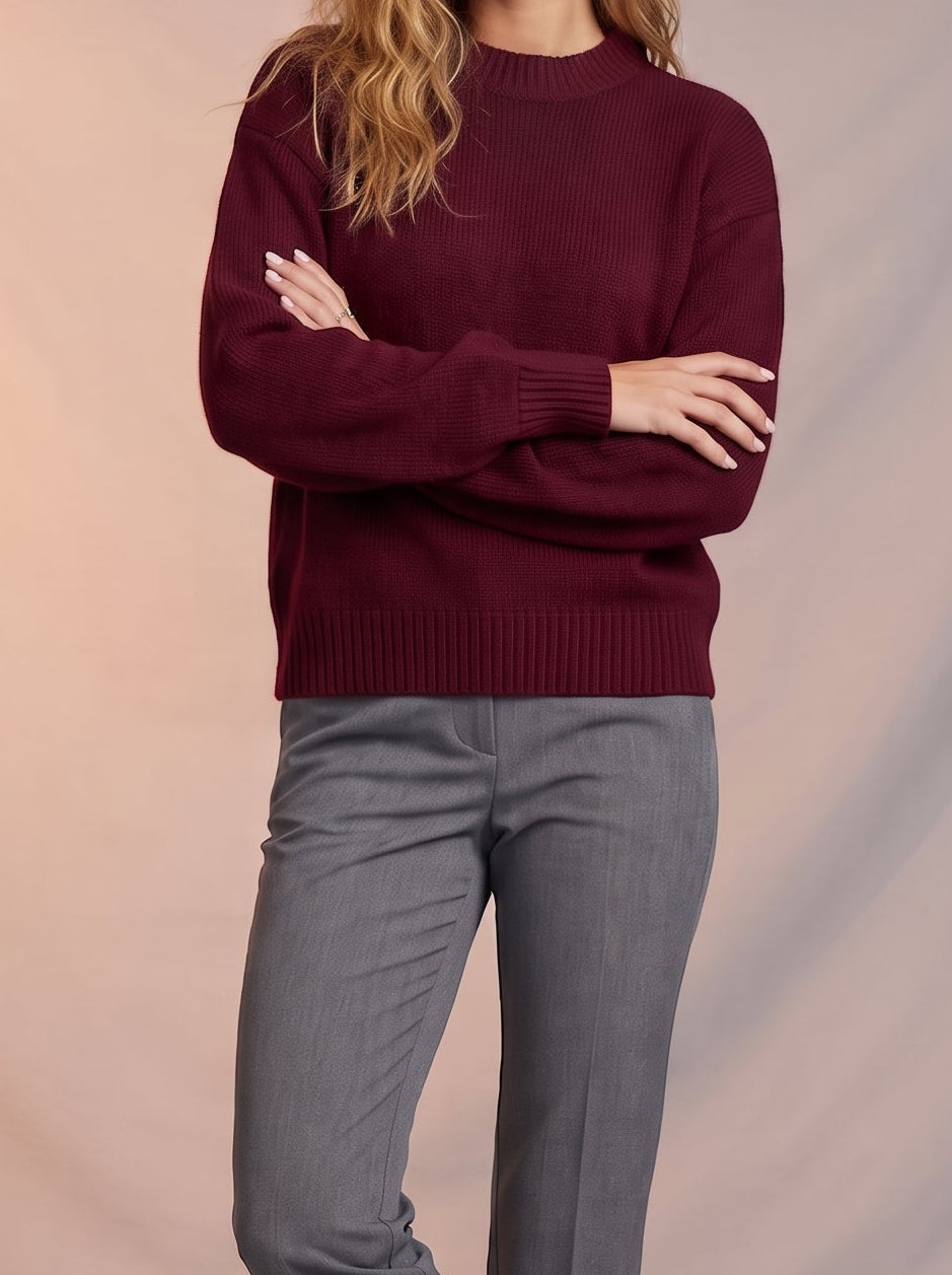 Roundneck longsleeve jumper