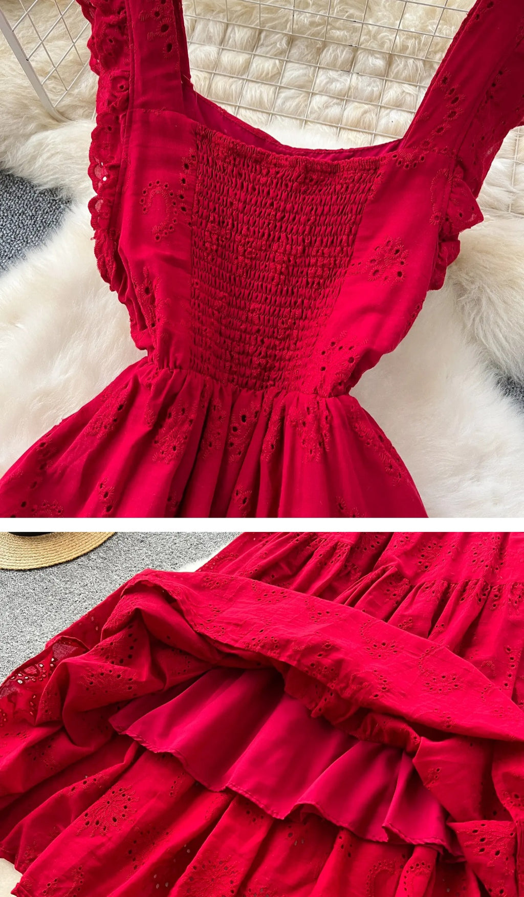 Frilly sleeve detail maxi dress