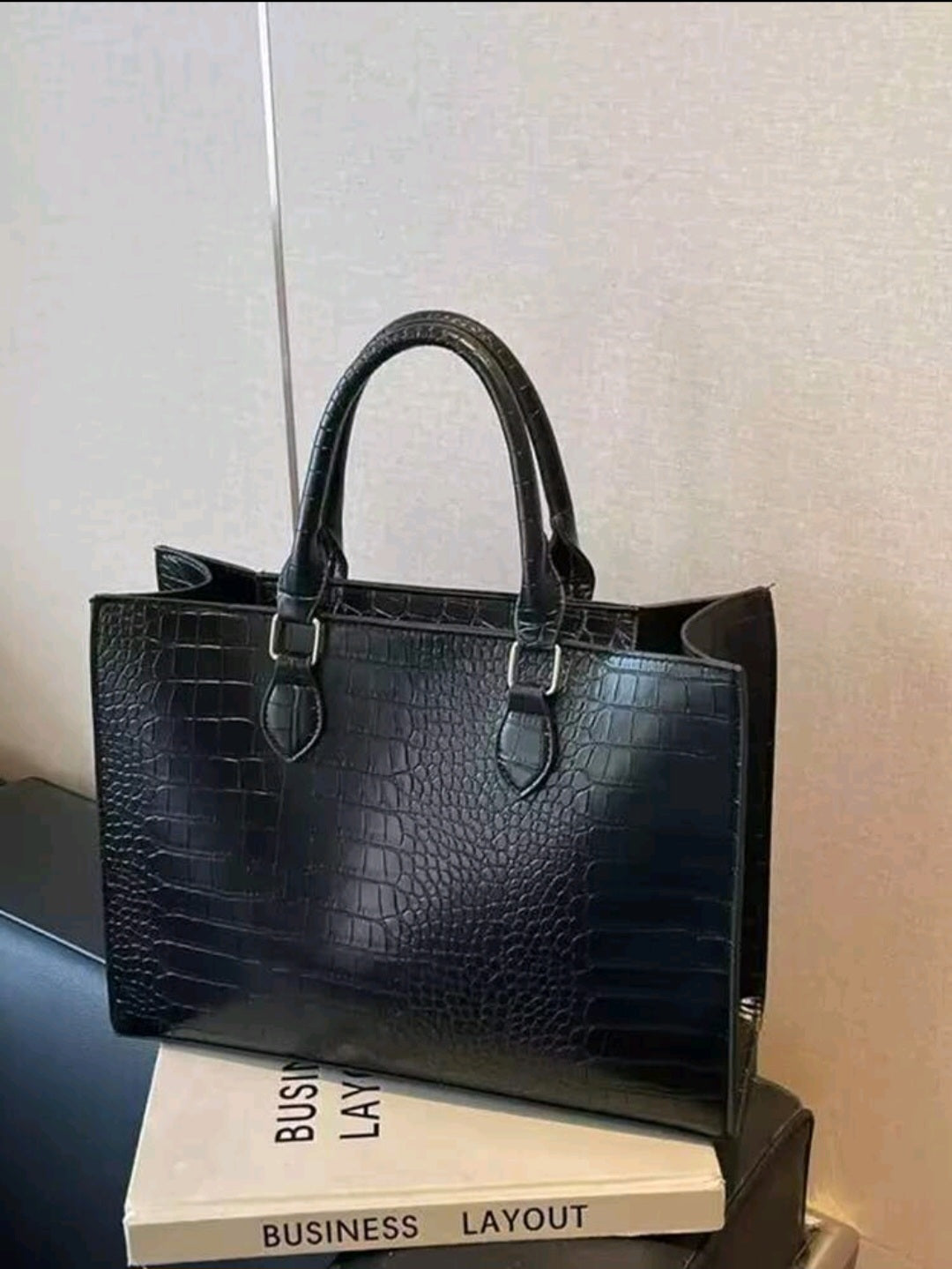 Black office bag