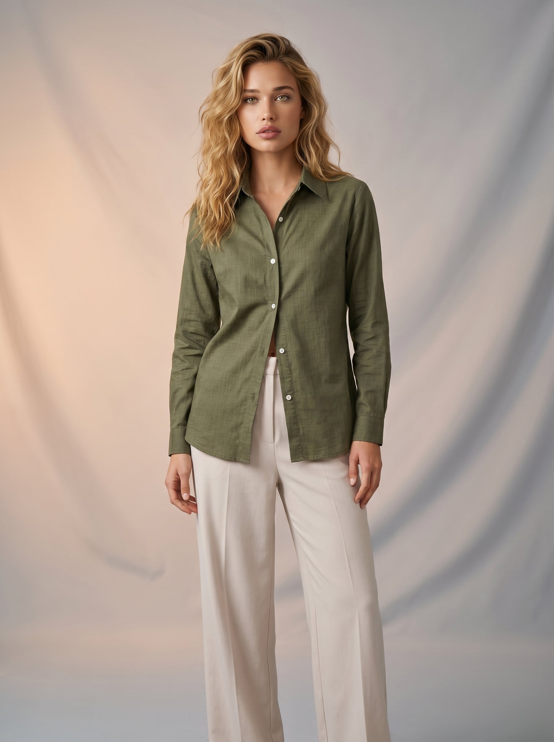 Cotton button up shirt