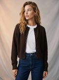 Cozy brown cardigan