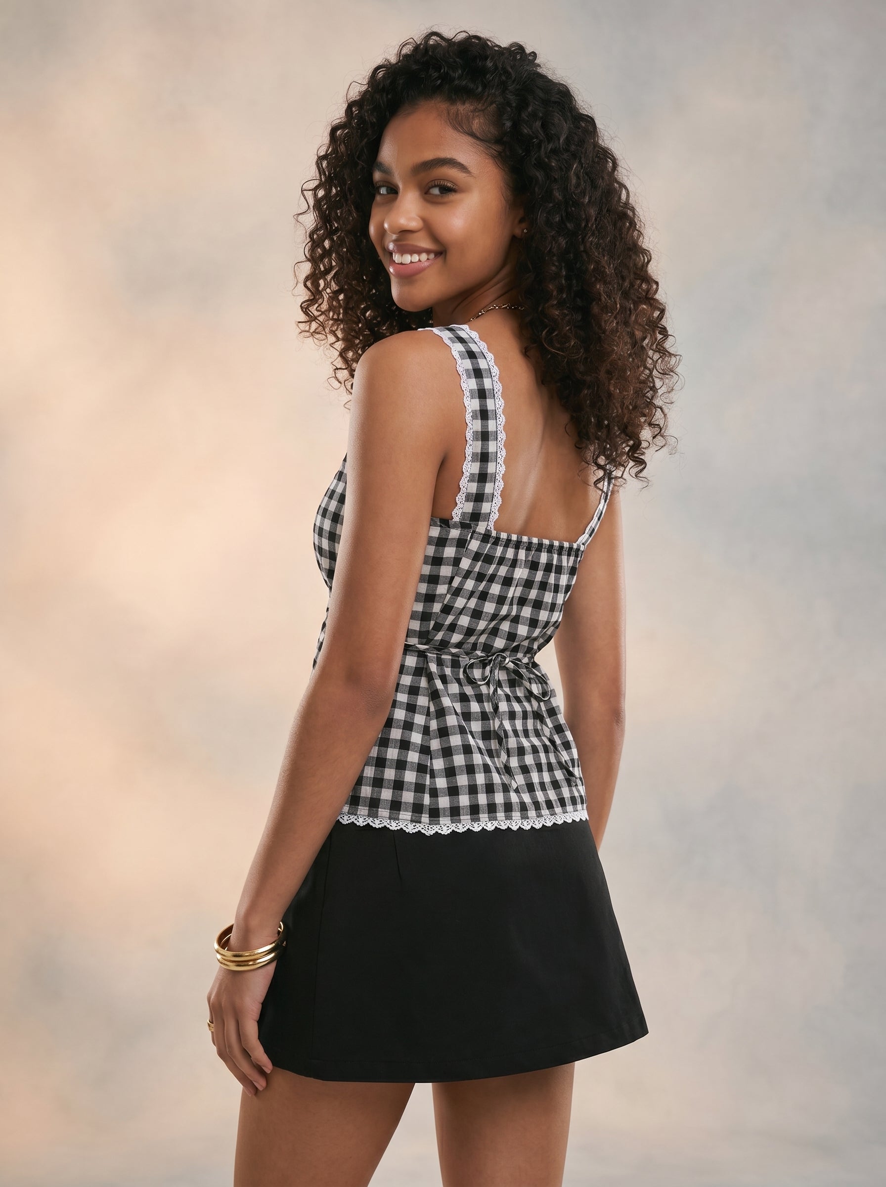 Gingham top