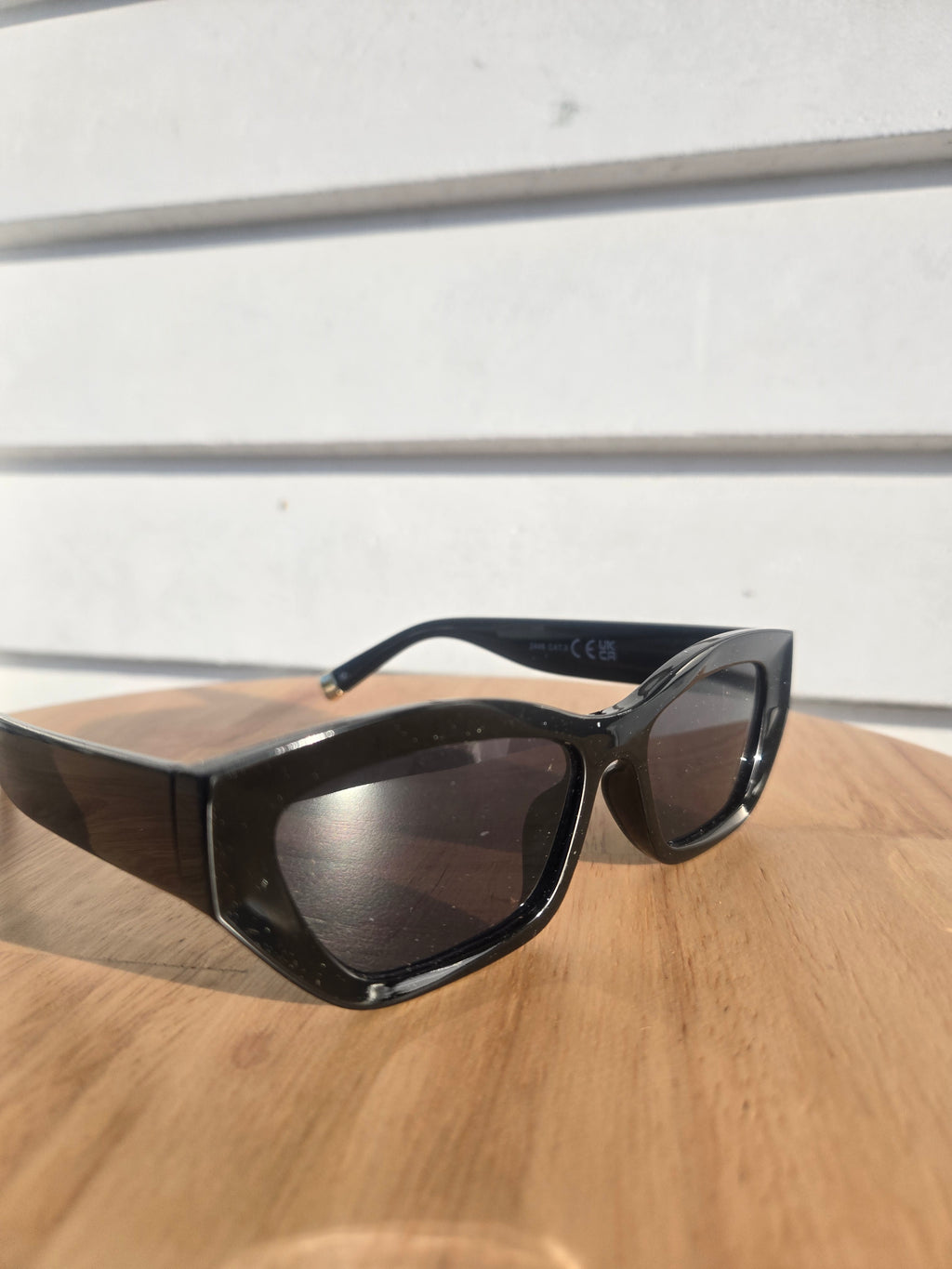 Black Cat-Eye Sunglasses
