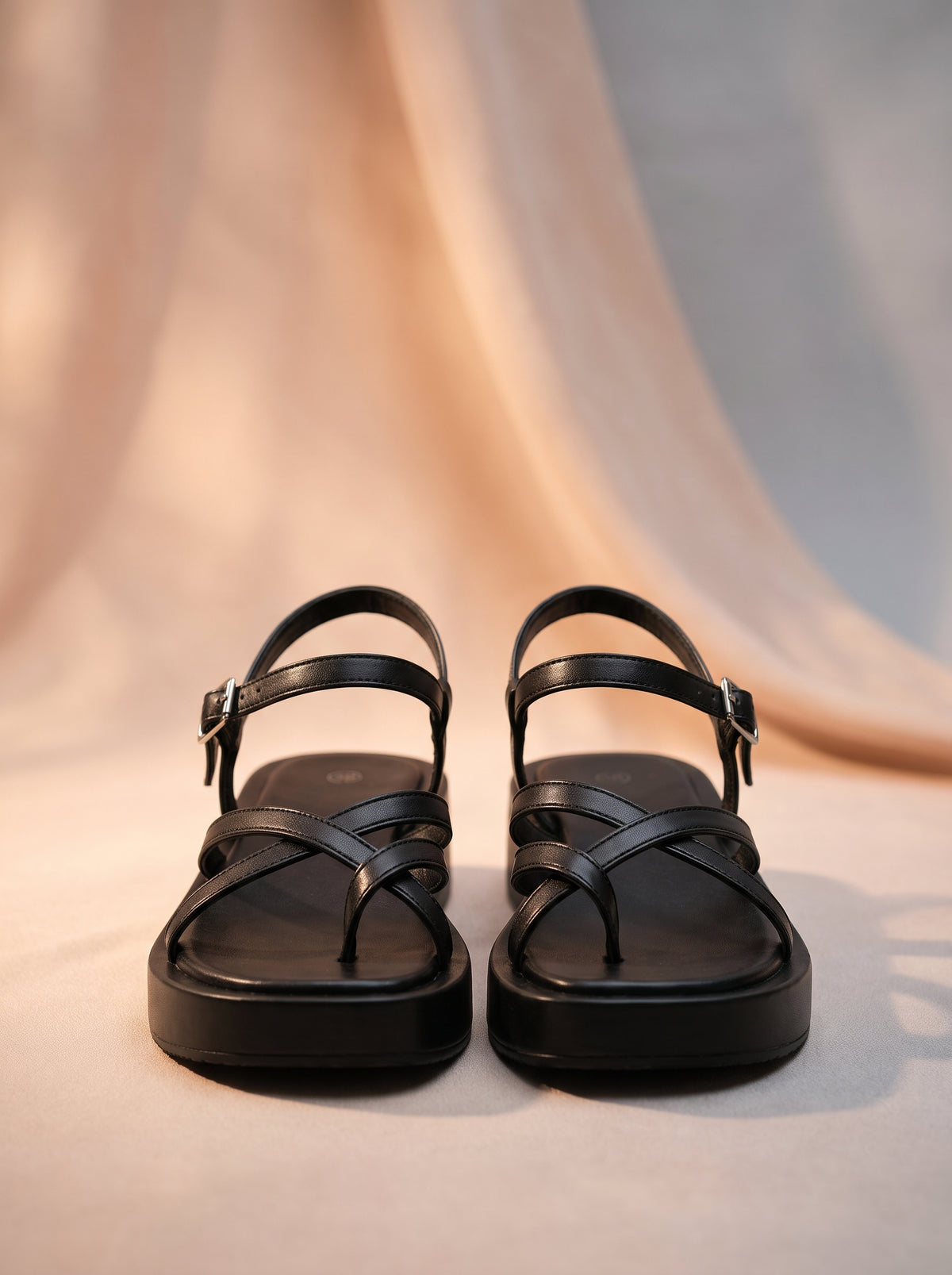 Chunky sole strappy sandals