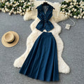 Denim two piece set