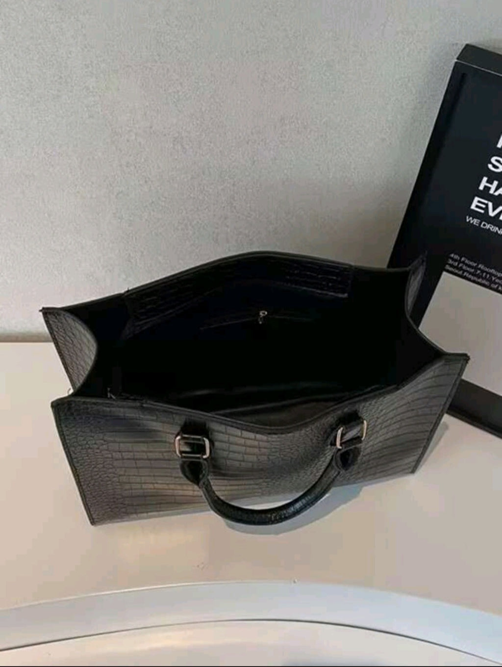 Black office bag