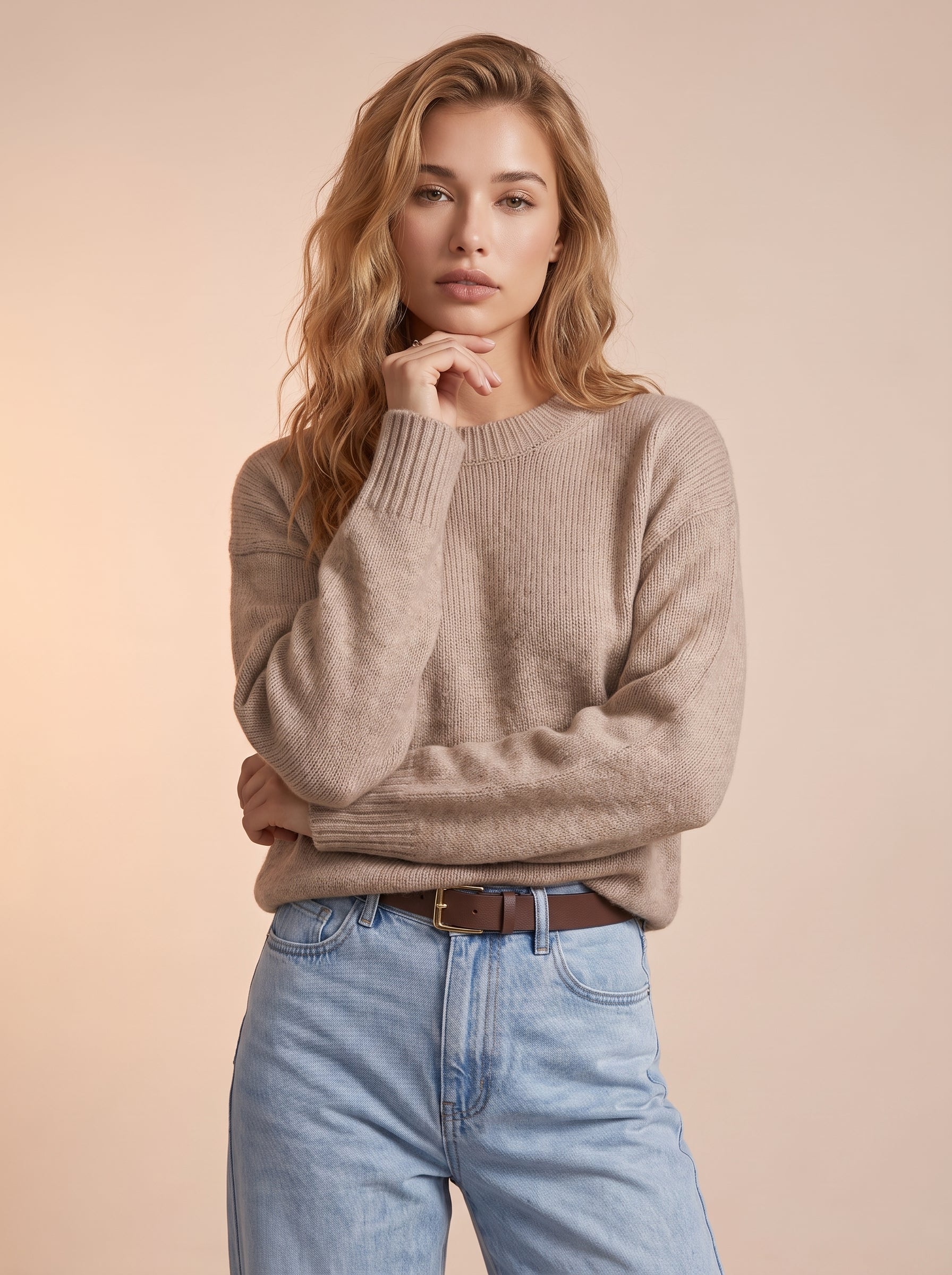 Camel colored jumper