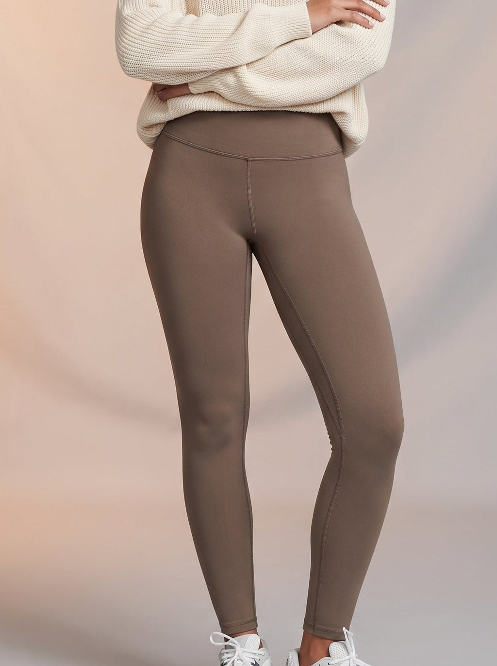 Solid color sporty leggings