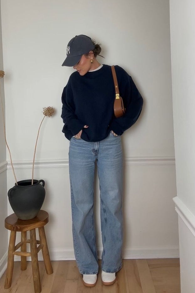 Navy cozy sweater
