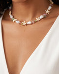 Starfish detail necklace
