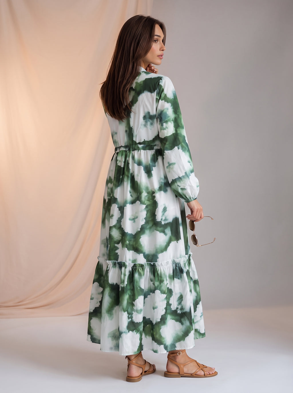 Tye Dye print maxi dress