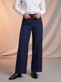 Striped navy pants