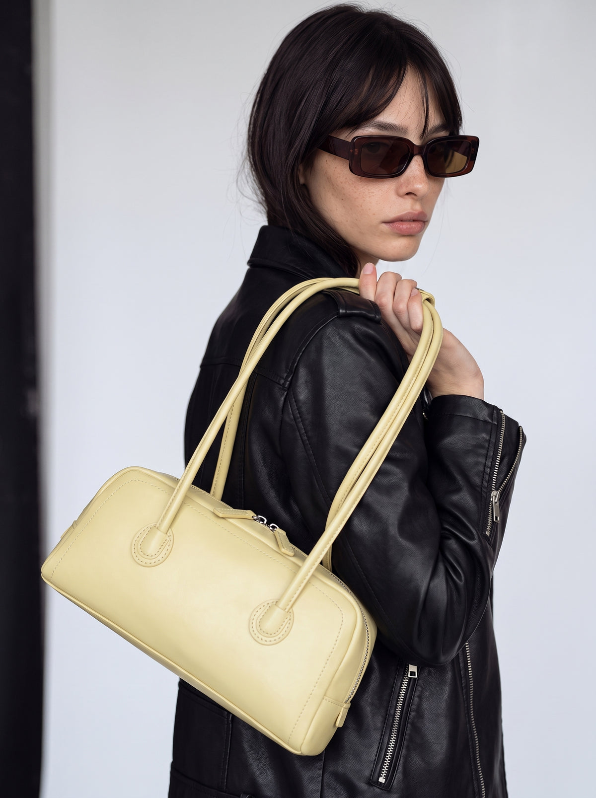 Retro baguette bag