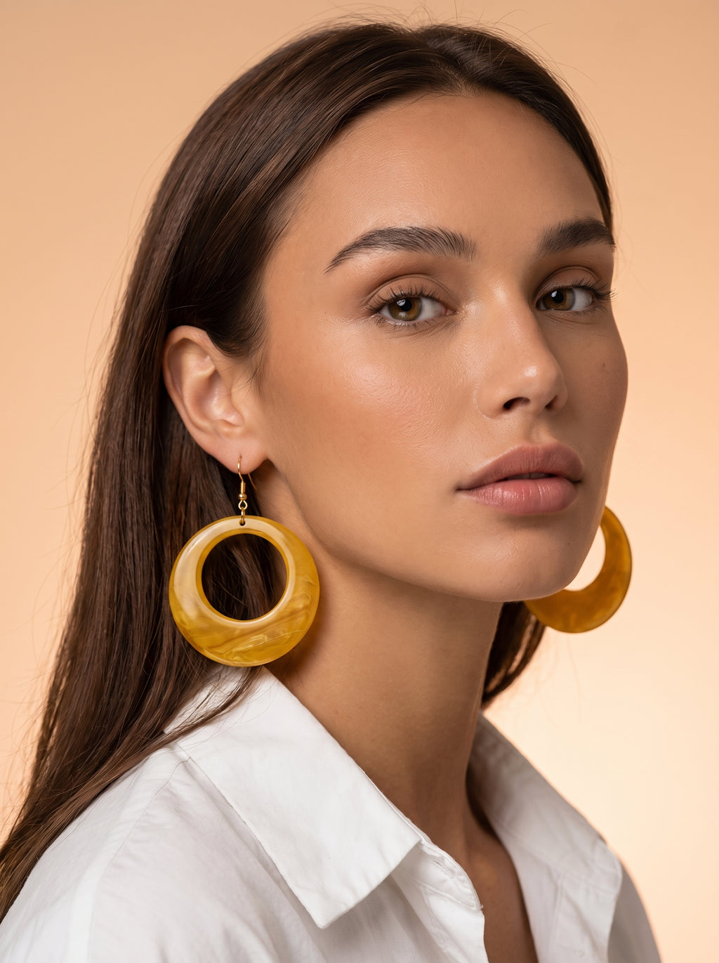 Sunshine yellow earrings
