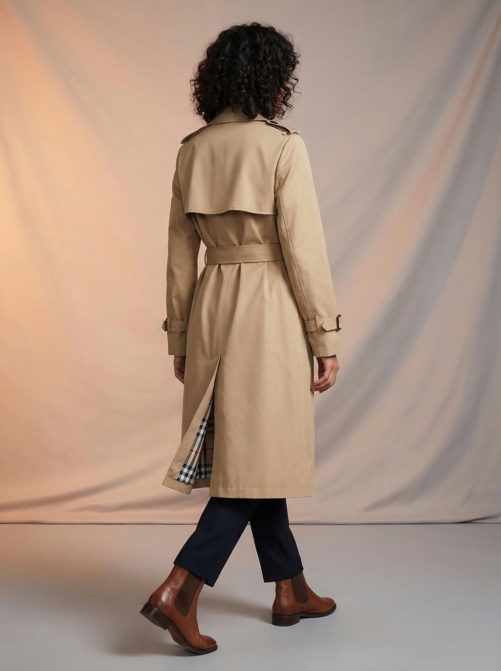 Lined Trench Coat