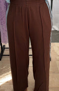 Stripe detail casual womens pants