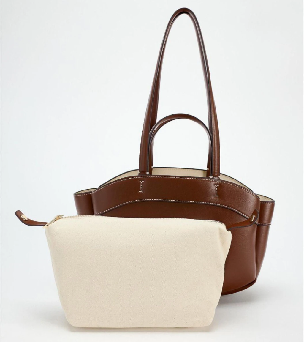 Solid tote bag