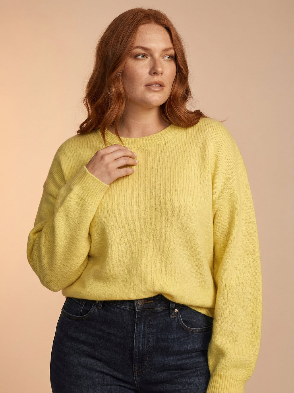Colorful knitted jumper
