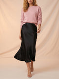 Women flowy slip skirt