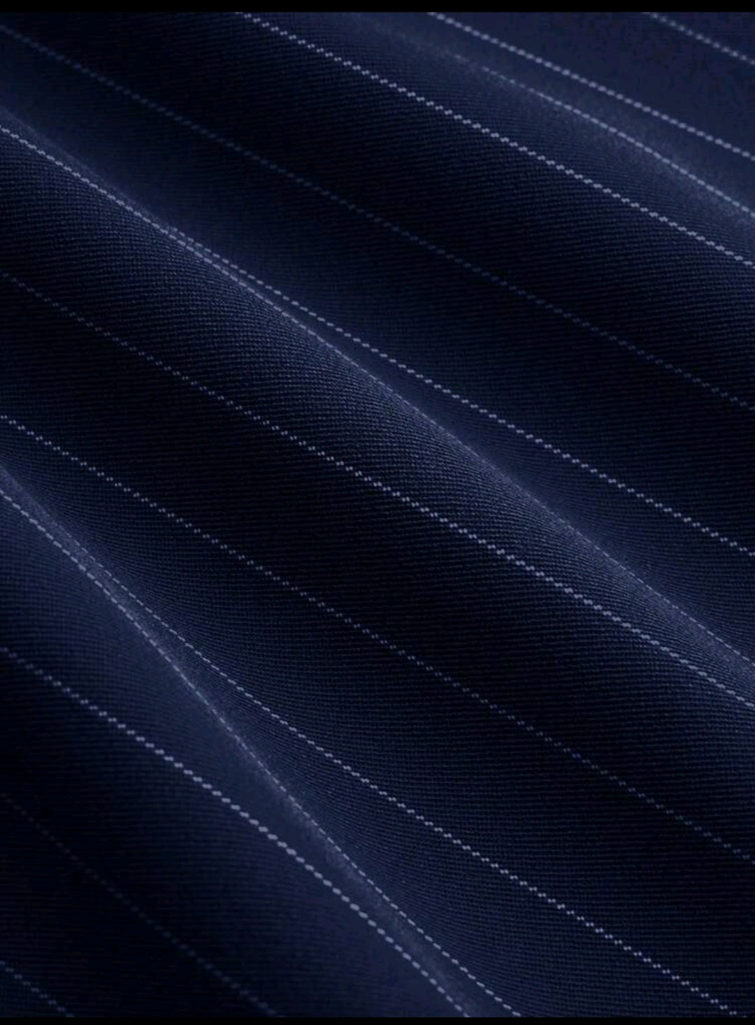Striped navy pants