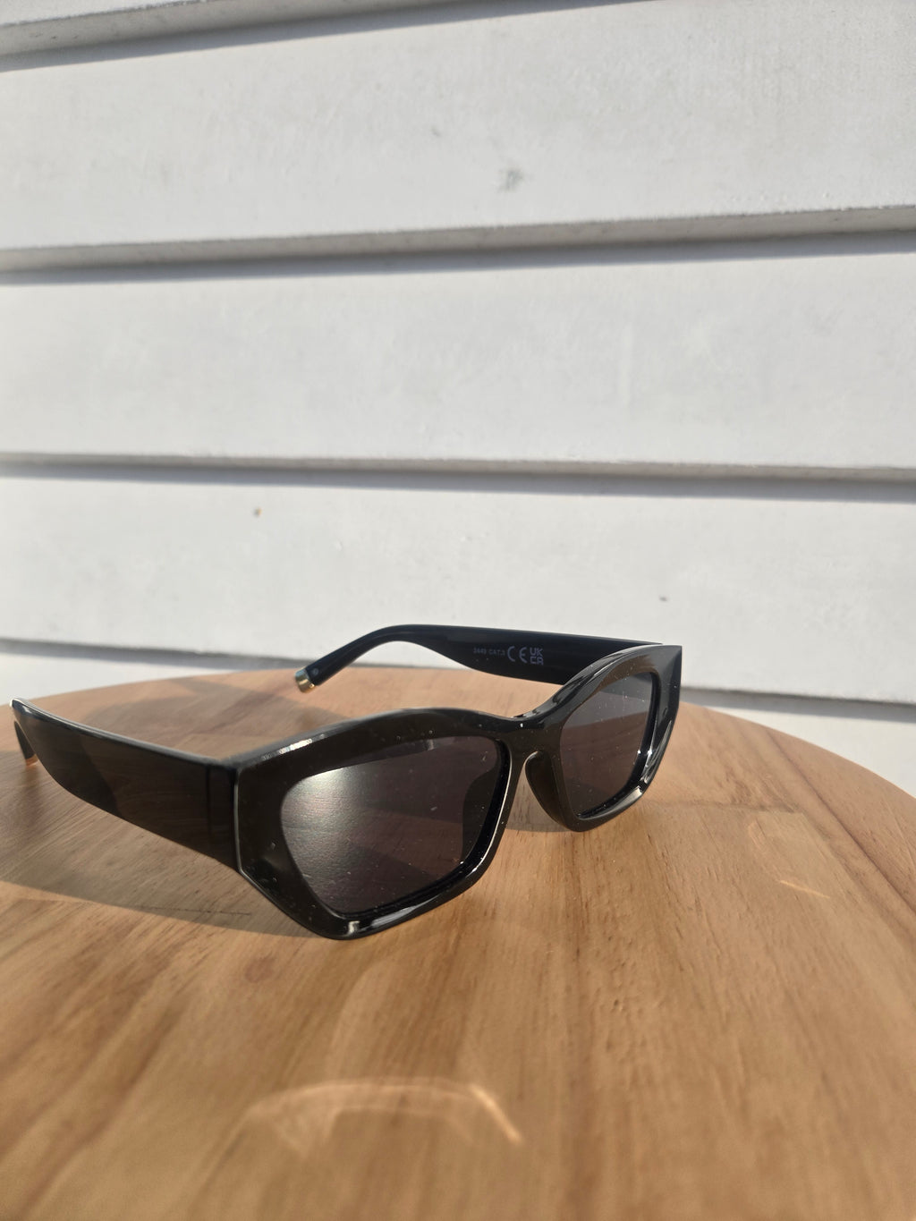 Black Cat-Eye Sunglasses