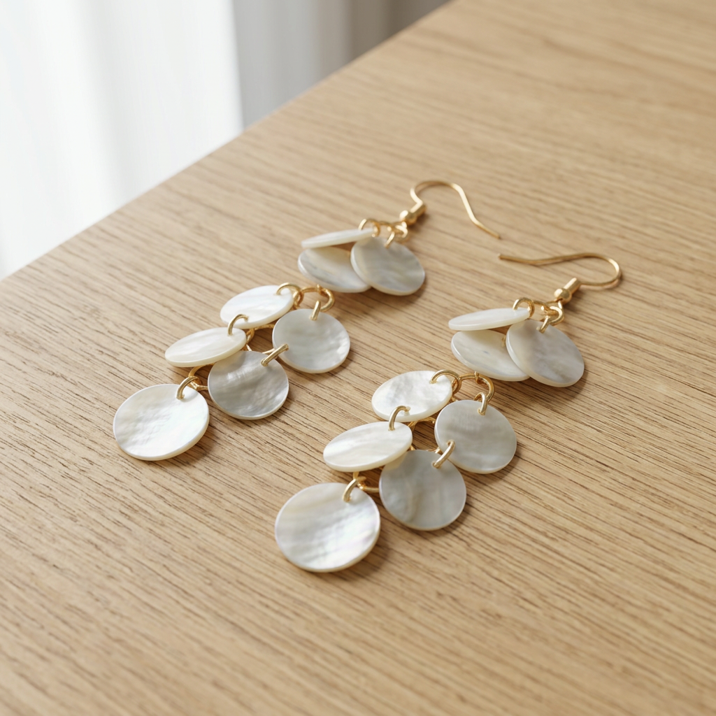 Coastal Shell Drop Earrings